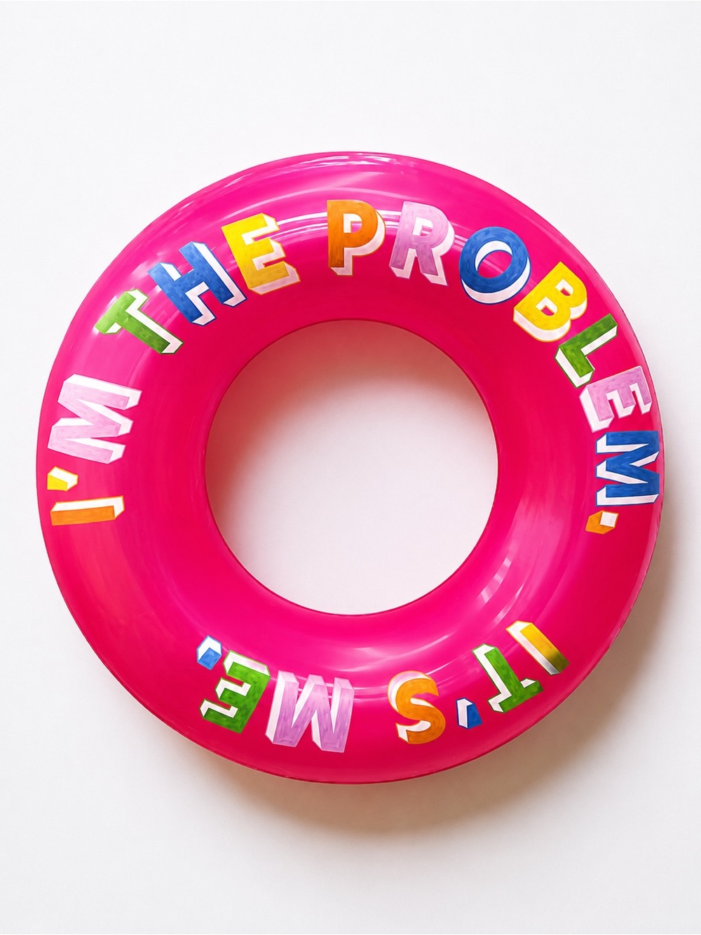 Pink I’m The Problem It’s Me Pool Float Taylor Inspired 36” NWT